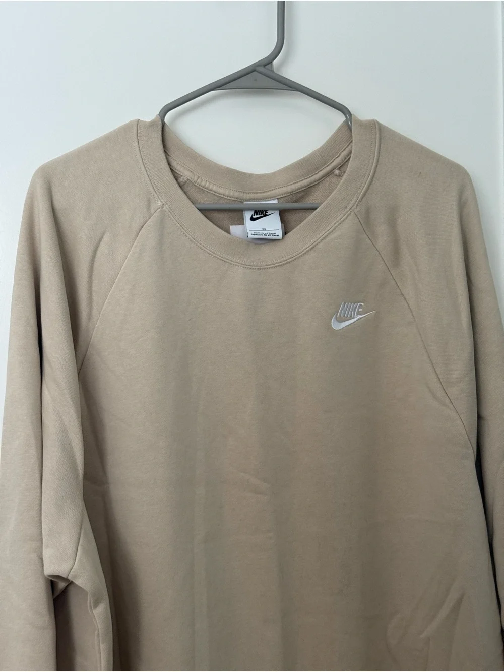 Nike Women’s Crewneck Sweatshirt in Beige